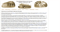 Desktop Screenshot of enfieldhistoricalsociety.org
